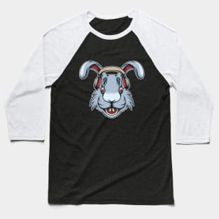 Rabbit listen music Baseball T-Shirt